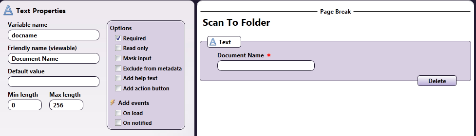 Index Form