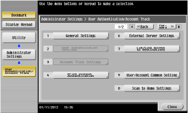 Admin Settings
