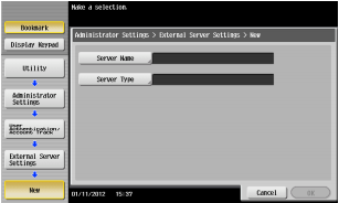 Define new server