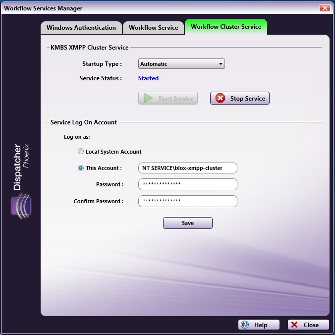 Workflow Cluster Service