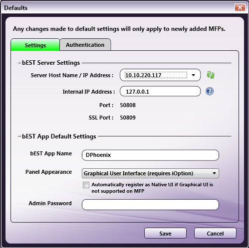 Internal IP Address