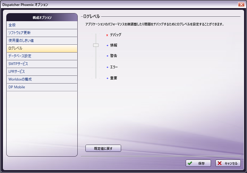 ログレベル