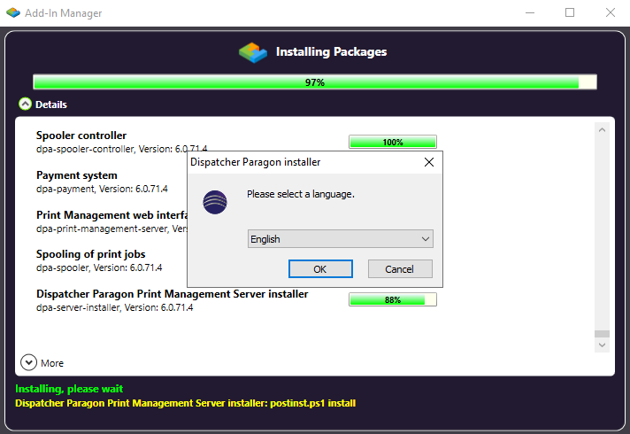 Dispatcher Paragon+のインストール